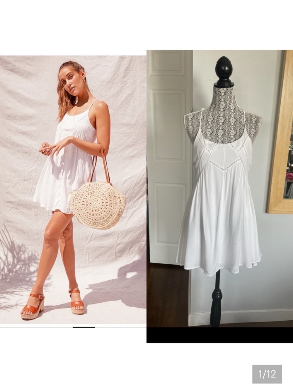 NWT Lulus Flowy Racerback Dress. Medium.